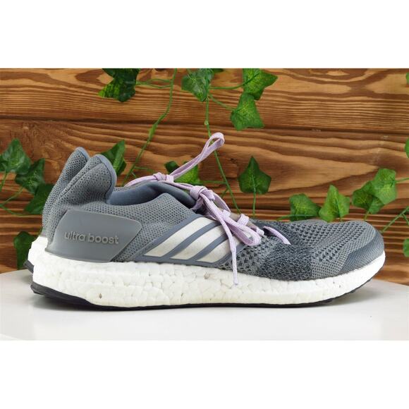 adidas Women Size 7.5 M Shoes Gray Running Mesh - Picture 4 of 9